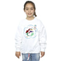 Miniatyrbild 2 av 3: Disney Girls The Little Mermaid Läser En Bok Sweatshirt 9-11 White 9-11 Years