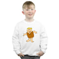 Miniatyrbild 2 av 3: The Flintstones Boys Barney Rubble Classic Pose Sweatshirt 3-4 White 3-4 Years