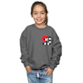 Miniatyrbild 3 av 4: Disney Girls Minnie Mouse Karate Kick Sweatshirt 3-4 år Char Charcoal 3-4 Years