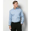 Miniatyrbild 3 av 6: Kustom Kit Herr Långärmad Corporate Oxford Skjorta 19 tum Ljus Light Blue 19inch