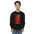 Miniatyrbild 2 av 3: DC Comics The Flash Dash Sweatshirt för pojkar 7-8 år Svart Black 7-8 Years