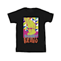Miniatyrbild 1 av 3: Johnny Bravo Herr Multi Triangles Pop Art T-Shirt M Svart Black M