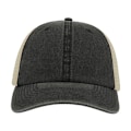 Miniatyrbild 4 av 4: Atlantis Unisex Case Pigment Dyed 6 Panel Trucker Cap One Size Black One Size