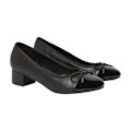 Miniatyrbild 1 av 3: Good For The Sole Dam/Damer Talia Block Heel Ballerina Flat Black 4 UK
