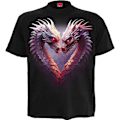 Miniatyrbild 1 av 2: Spiral Direct Unisex Vuxen Heart Of Dragons T-shirt XXL Svart Black XXL
