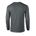 Miniatyrbild 2 av 3: Gildan Unisex Vuxen Ultra Plain Bomull Långärmad T-shirt 4XL Charcoal 4XL