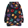 Miniatyrbild 2 av 2: Marvel Pojkar Ikoner Filt Hoodie One Size Flerfärgad Multicoloured One Size