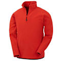 Miniatyrbild 1 av 2: Result Äkta Återvunnen Herr Micro Zip Neck Fleece XXL Röd Red XXL