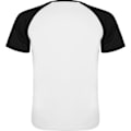 Miniatyrbild 2 av 4: Roly Unisex Indianapolis T-shirt med korta ärmar för sport, M, vit/svart White/Solid Black M