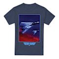 Miniatyrbild 1 av 5: Top Gun Unisex Vuxen Moln T-Shirt S Marinblå Navy S