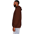 Miniatyrbild 3 av 3: Casual Classics Herr Core Ringspun Bomull Oversized Hoodie 4XL Chocolate 4XL