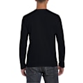 Miniatyrbild 3 av 5: Gildan Soft Style långärmad T-shirt för män (5-pack) M Svart Black M