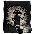 Miniatyrbild 1 av 6: Harry Potter Silhuett Dobby Filt One Size Flerfärgad Multicoloured One Size
