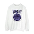 Miniatyrbild 1 av 4: Willy Wonka Dam/Damer Violet Turning Violet Sweatshirt 4XL White 4XL