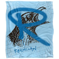 Miniatyrbild 2 av 6: Harry Potter Ravenclaw Graffiti Filt En Storlek Flerfärgad Multicoloured One Size