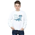 Miniatyrbild 3 av 4: Disney Boys Frozen 2 Salamander Bruni Tough Sweatshirt 3-4 År White 3-4 Years
