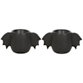 Miniatyrbild 1 av 2: Something Different Bat Äggkopp Set (2-pack) One Size Svart Black One Size