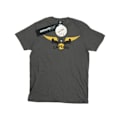 Miniatyrbild 1 av 3: Harry Potter Pojkar Hufflepuff Kapten T-Shirt 7-8 År Kolgrå Charcoal 7-8 Years
