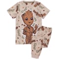 Miniatyrbild 1 av 4: Guardians Of The Galaxy Boys I Am Groot All-Over Print Pyjamas S Brown 7-8 Years