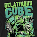 Miniatyrbild 3 av 6: Dungeons & Dragons Gelatinous Cube Syra T-shirt för män XXL Svart Black XXL
