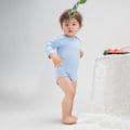 Miniatyrbild 2 av 2: Babybugz Baby Unisex Ekologisk Långärmad Body 6-12 Månader D Dusty Blue 6-12 Months