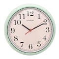 Miniatyrbild 1 av 5: Hometime Rund Retro Salviagrön Metall Väggklocka 24cm One Size Salviagrön Sage One Size