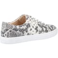 Miniatyrbild 2 av 6: Hush Puppies Dam/Dam Tessa Python Print Läderskor 8 UK Grey/White 8 UK