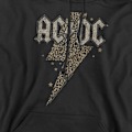 Miniatyrbild 4 av 5: AC/DC Leopard Print Bolt Hoodie för män, M, Svart Black M