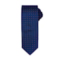 Miniatyrbild 1 av 2: Premier Mens Micro Dot Pattern Formal Work Tie One Size Navy/ R Navy/ Red One Size