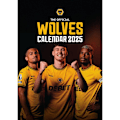 Miniatyrbild 1 av 3: Wolverhampton Wanderers FC 2025 A3 Väggkalender One Size Svart Black/Yellow One Size
