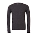 Miniatyrbild 1 av 3: Bella + Canvas Unisex Adult Heather Long-Sleeved T-Shirt L Mörk Dark Grey Heather L