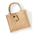 Miniatyrbild 1 av 2: Westford Mill Jute Mini Presentpåse One Size Naturlig Natural One Size