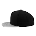 Miniatyrbild 3 av 6: Flexfit Metallic Visor Snapback Cap (2-pack) One Size Silver Silver One Size