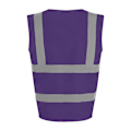 Miniatyrbild 2 av 2: PRO RTX Unisex Vuxen Sleeveless Hi-Vis Väst S Lila Purple S
