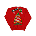 Miniatyrbild 1 av 5: Elf Pojkar Julgran Sweatshirt 5-6 År Röd Red 5-6 Years