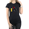 Miniatyrbild 3 av 5: It Womens/Ladies Georgie Balloon Bomull T-shirt XL Svart Black XL
