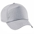 Miniatyrbild 1 av 3: Beechfield Unisex Plain Original 5 Panel Baseball Cap One Size Light Grey One Size