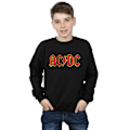 Miniatyrbild 2 av 5: AC/DC Pojkar Distressed Logotyp Sweatshirt 7-8 År Svart Black 7-8 Years