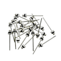 Miniatyrbild 2 av 2: Carta Sport nåladapter (25-pack) One Size Silver Silver One Size