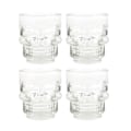 Miniatyrbild 1 av 2: Something Different Skull Shot Glass Set (4-pack) One Size C Clear One Size