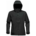 Miniatyrbild 1 av 2: Stormtech Womens/Ladies Epsilon 2 Hooded Soft Shell Jacket XL B Black/Graphite Grey XL