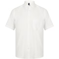 Miniatyrbild 1 av 2: Henbury herr wicking kortärmad arbetsskjorta 3XL vit White 3XL