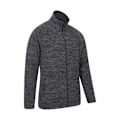 Miniatyrbild 3 av 3: Mountain Warehouse Herr Snowdon II Full Zip Fleece Jacka XL Kol Charcoal XL