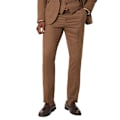 Miniatyrbild 1 av 4: Burton herr Weave Plain Slim Suit byxor 32R koppar Copper 32R