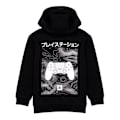 Miniatyrbild 1 av 6: Playstation Boys Japanska Logotyp Hoodie 13-14 År Svart/Vit Black/White 13-14 Years
