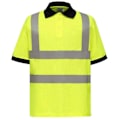 Miniatyrbild 1 av 2: Yoko Unisex Hi-Vis Kortärmad Poloskjorta M Gul Yellow M