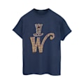 Miniatyrbild 1 av 4: Willy Wonka Dam/Damer W Logotyp Hatt Bomull Boyfriend T-Shirt X Navy Blue XL