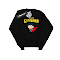Miniatyrbild 1 av 3: DC Comics Pojkar Superman Min Pappa Är Min Hjälte Sweatshirt 3-4 År Black 3-4 Years