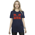 Miniatyrbild 2 av 3: Netflix Dam/Kvinnor Sex Education Moordale Bomull Boyfriend T Navy Blue XL