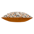 Miniatyrbild 3 av 3: Paoletti Lexington Jacquard Sammetskuddeöverdrag 40cm x 60cm Ginger Ginger/Grey 40cm x 60cm
